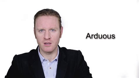 arduous pronunciation audio